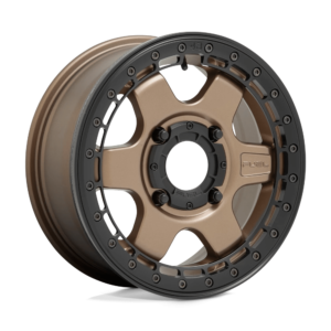 Fuel UTV D924 BLOCK BEADLOCK 15X6 38 MATTE BRONZE WITH BLACK RING D9241560A650