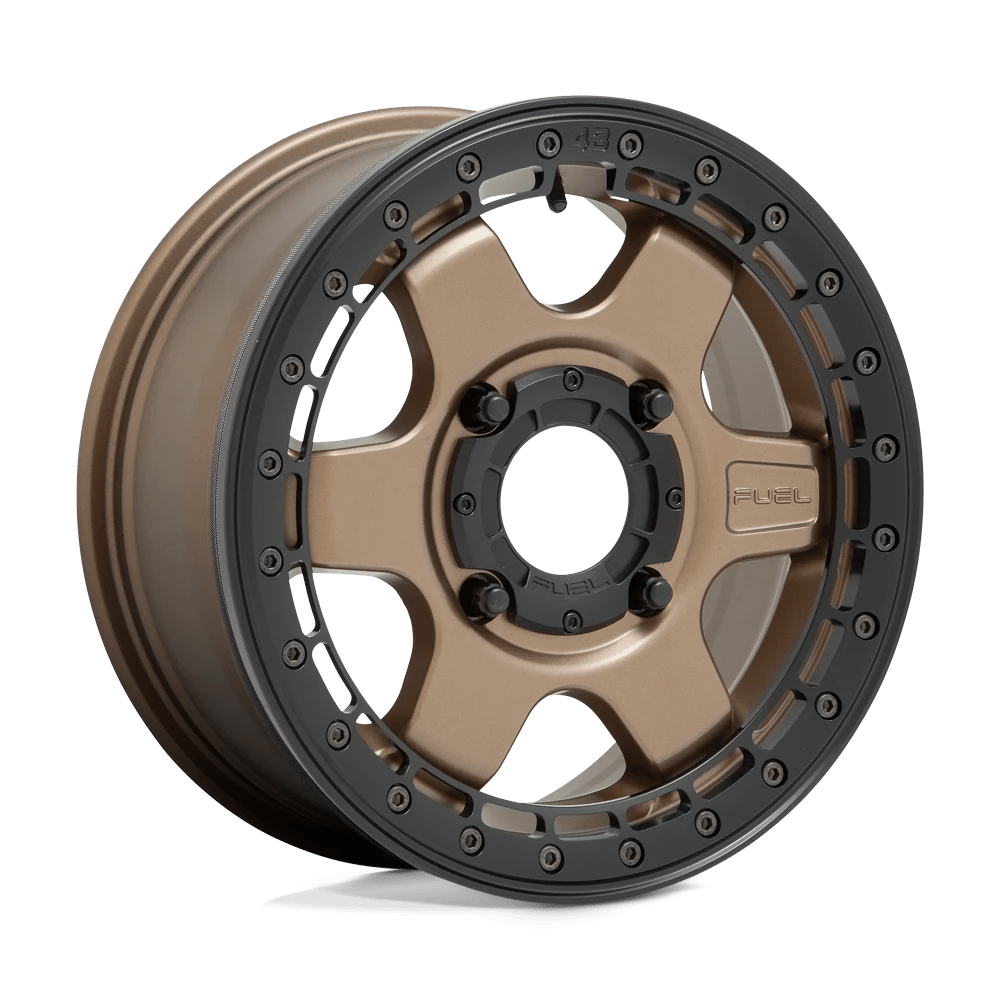 Fuel UTV D924 BLOCK BEADLOCK 15X6 38 MATTE BRONZE WITH BLACK RING D9241560A650