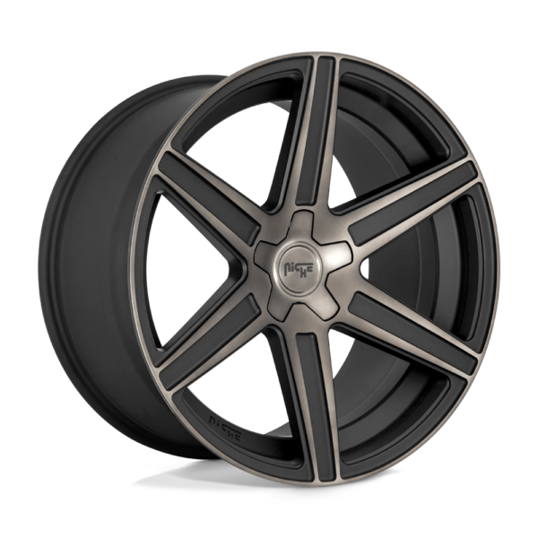 Niche 1PC M236 CARINA 24X10 30 MATTE MACHINED DOUBLE DARK TINT M236240089+30