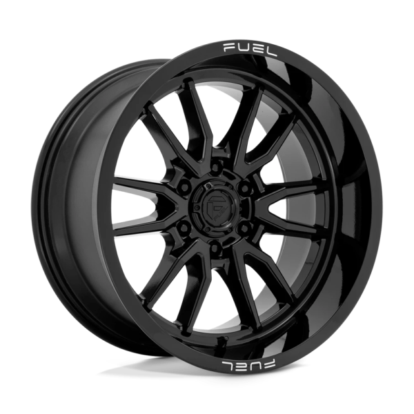 Fuel 1PC D760 CLASH 20X10 -18 GLOSS BLACK D76020008447
