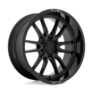 Fuel 1PC D760 CLASH 22X10 -18 GLOSS BLACK D76022008447