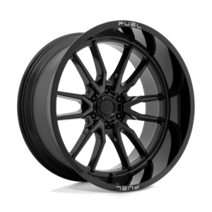 Fuel 1PC D760 CLASH 24X12 -44 GLOSS BLACK D76024208447