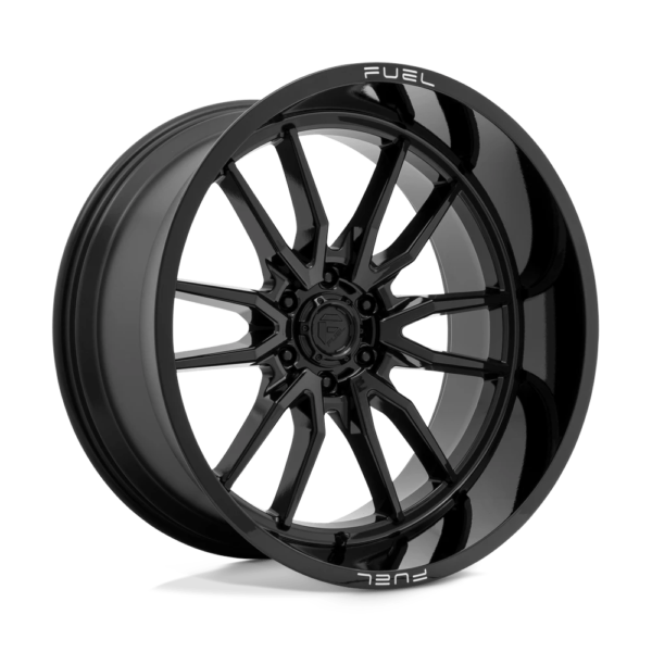 Fuel 1PC D760 CLASH 24X12 -44 GLOSS BLACK D76024208447