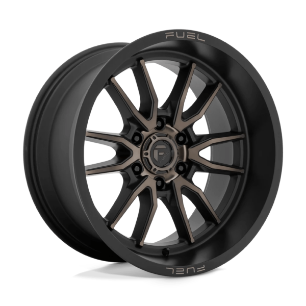 Fuel 1PC D762 CLASH 18X9 -12 MATTE BLACK DOUBLE DARK TINT D76218908945