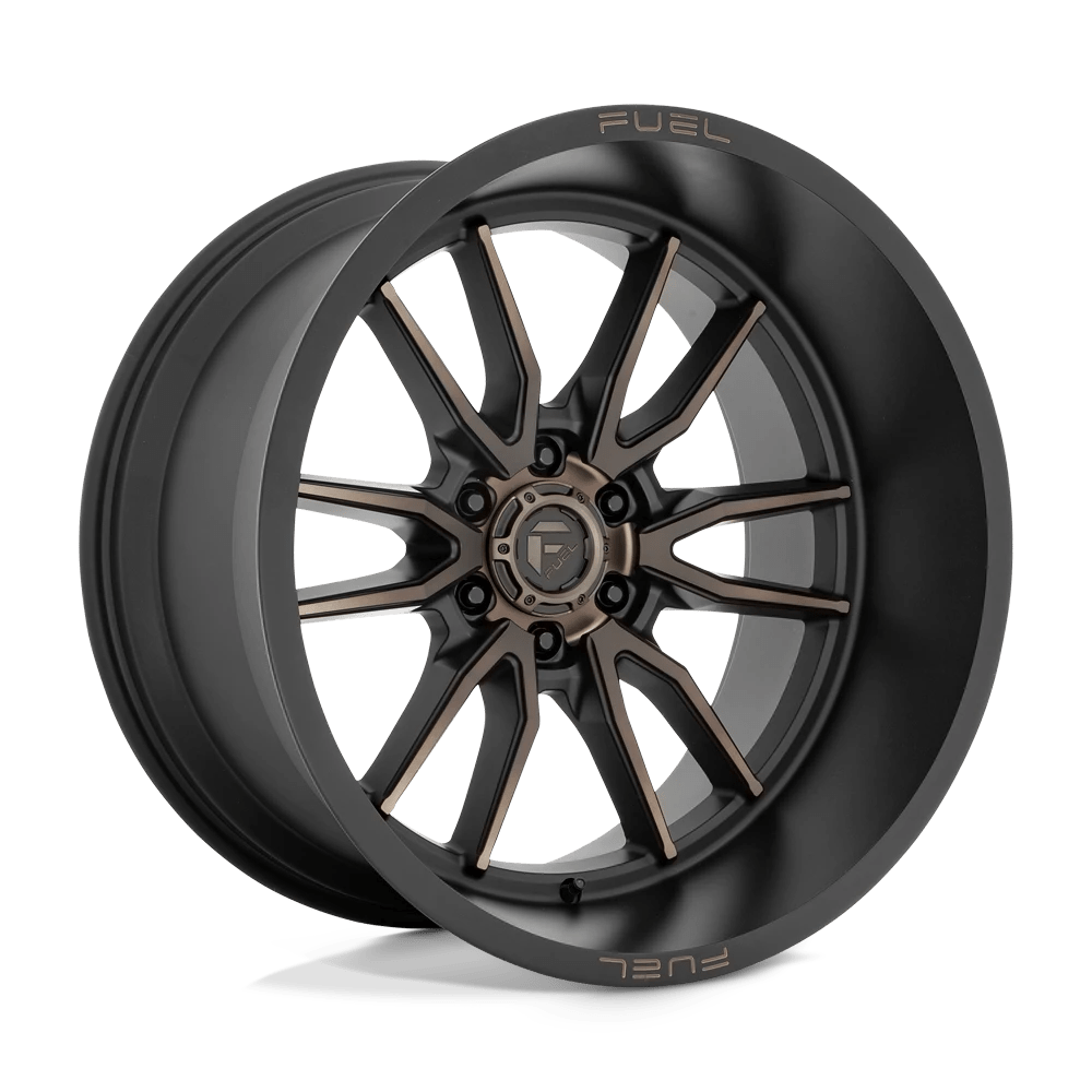 Fuel 1PC D762 CLASH 22X12 -44 MATTE BLACK DOUBLE DARK TINT D76222208447
