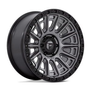 Fuel 1PC D835 CYCLE 20X9 1 MATTE GUNMETAL WITH BLACK RING D83520908450E