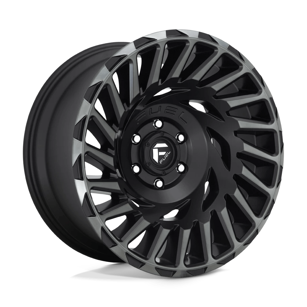 Fuel 1PC D683 CYCLONE 20X10 -18 MATTE MACHINED DOUBLE DARK TINT D68320008447