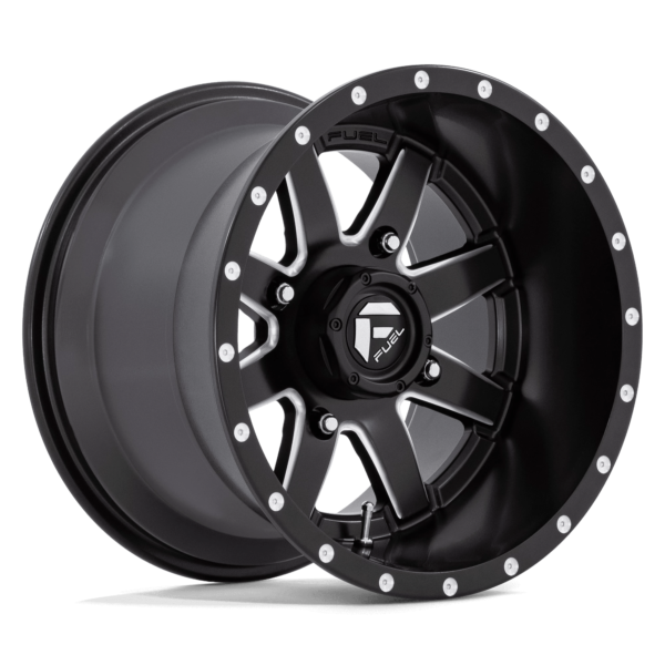 Fuel UTV D538 MAVERICK 15X10 0 MATTE BLACK MILLED D5381500A655