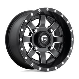 Fuel UTV D538 MAVERICK 14X7 13 MATTE BLACK MILLED D5381470A544