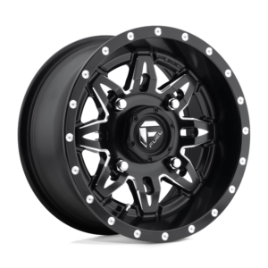 Fuel UTV D567 LETHAL 14X7 13 MATTE BLACK MILLED D5671470A544
