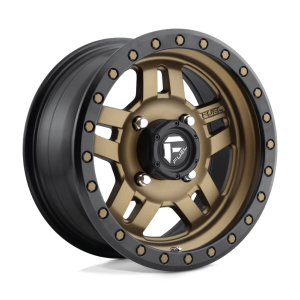 Fuel UTV D583 ANZA 4+3 14X7 13 MATTE BRONZE BLACK BEAD RING D5831470A544