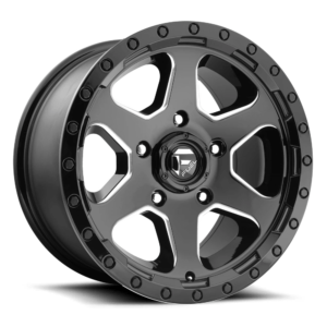 Fuel 1PC D590 RIPPER 17X9 -12 GLOSS BLACK MILLED D59017907345
