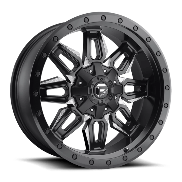 Fuel 1PC D591 NEUTRON 20X9 1 MATTE BLACK MILLED D59120901750