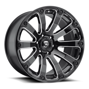 Fuel 1PC D598 DIESEL 20X9 1 GLOSS BLACK MILLED D59820908950