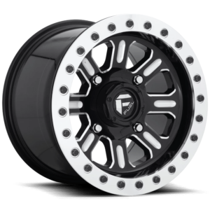 Fuel UTV D910 HARDLINE BEADLOCK 15X7 38 GLOSS BLACK MILLED D9101570A654