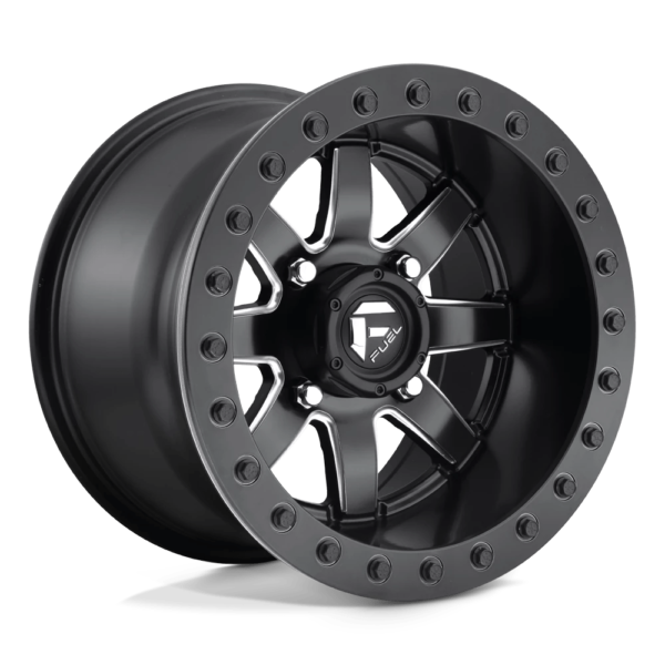 Fuel UTV D928 MAVERICK BEADLOCK 15X8 0 MATTE BLACK D9281580A645
