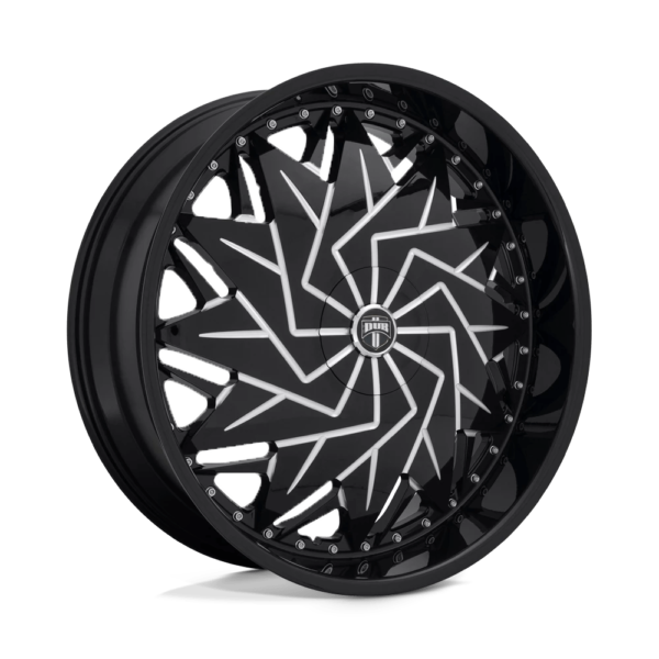DUB 1PC S231 DAZR 26X10 5 GLOSS BLACK MILLED S231260000+05D