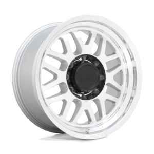 Black Rhino DELTA 17X9.5 -18 GLOSS SILVER WITH MIRROR FACE & LIP 1795DLT-88170S25