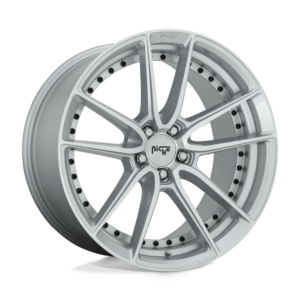 Niche 1PC M221 DFS 22X10.5 40 GLOSS SILVER MACHINED M2212205F8+40