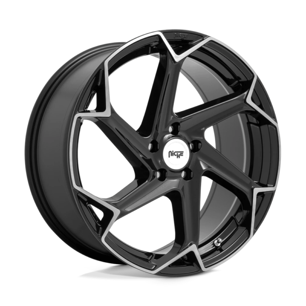 Niche 1PC M255 FLASH 20X10.5 40 GLOSS BLACK BRUSHED M2552005F8+40