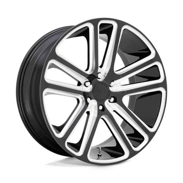 DUB 1PC S255 FLEX 24X10 25 GLOSS BLACK MILLED S2552400B4+25