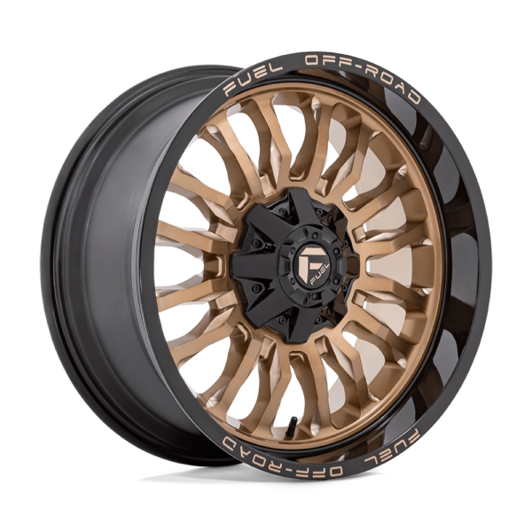 Fuel 1PC D797 ARC 20X10 -18 PLATINUM BRONZE WITH BLACK LIP D79720001747
