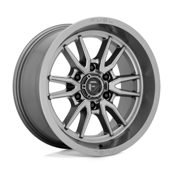 Fuel 1PC D789 CLASH 17X9 1 GUN METAL D78917908750