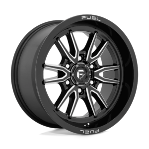 Fuel 1PC D761 CLASH 18X9 1 GLOSS BLACK MILLED D76118909450