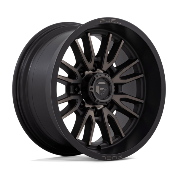 Fuel 1PC D762 CLASH 20X10 -18 MATTE BLACK DOUBLE DARK TINT D76220008247