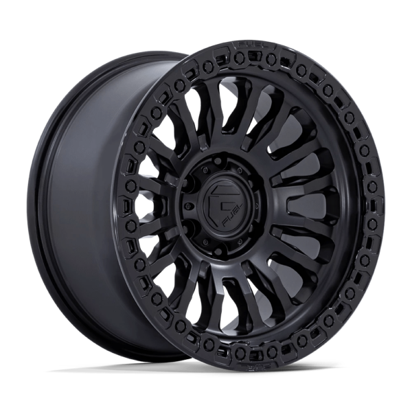 Fuel 1PC FC857 RINCON 20X10 -18 MATTE BLACK WITH GLOSS BLACK LIP FC857MB20108018N