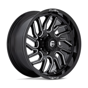 Fuel 1PC D807 HURRICANE 20X9 1 GLOSS BLACK MILLED D80720908450