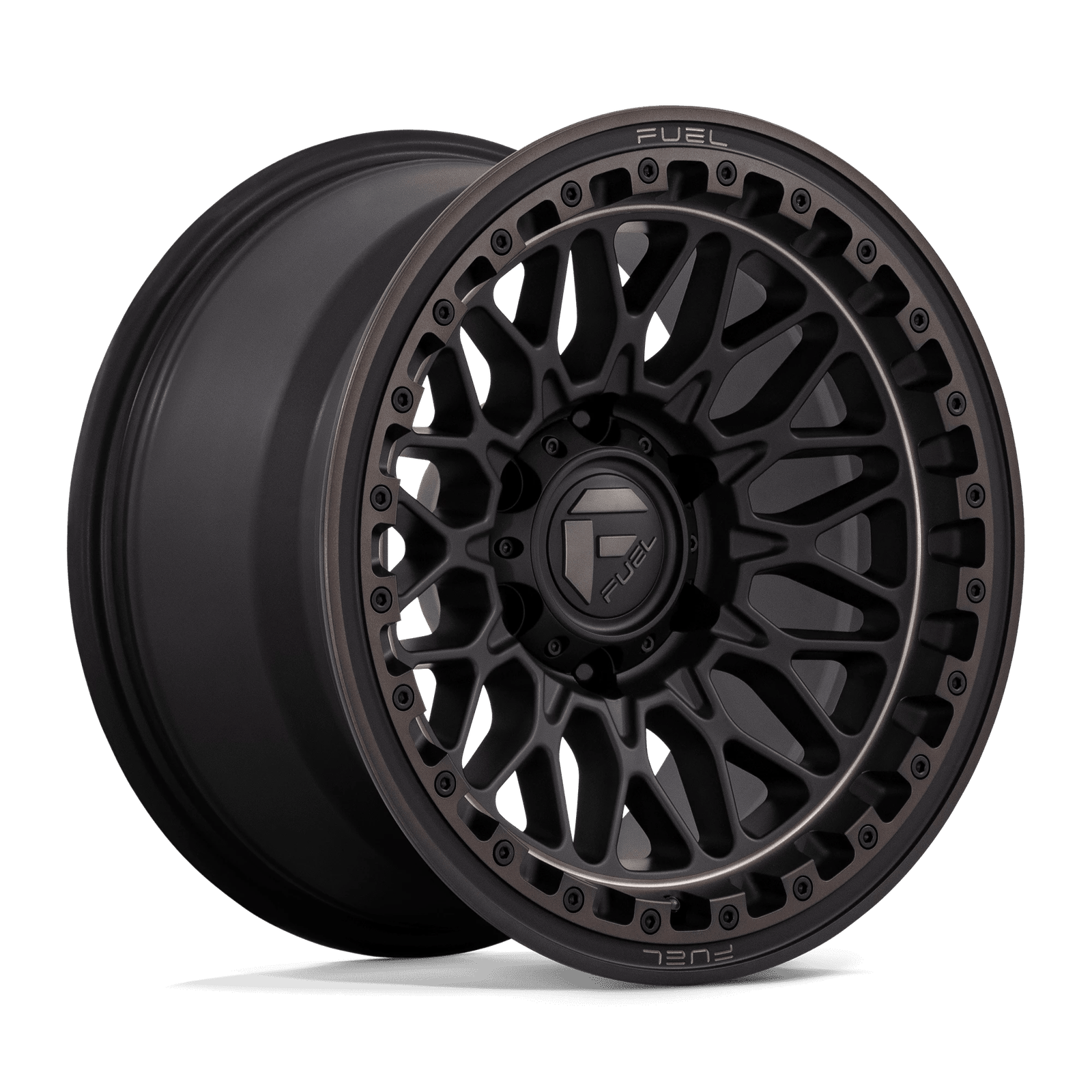 Fuel 1PC D759 TRIGGER 17X9 -12 MATTE BLACK DARK TINT D75917908445