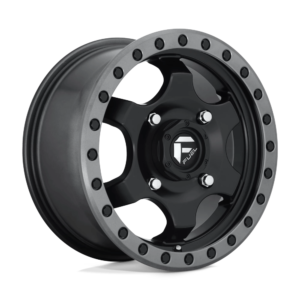 Fuel UTV D639 GATLING 15X7 55 MATTE BLACK GUN METAL RING D6391570A660