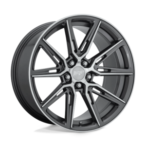 Niche 1PC M220 GEMELLO 20X10.5 40 GLOSS ANTHRACITE MACHINED M220200565+40