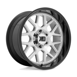 XD XD849 GRENADE 2 24X12 -44 BRUSHED MILLED WITH GLOSS BLACK LIP XD84924287544N