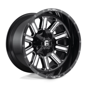 Fuel 1PC D620 HARDLINE 22X10 -18 GLOSS BLACK MILLED D62022002647