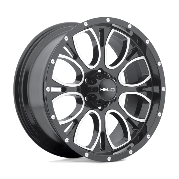 Helo HE879 20X9 18 GLOSS BLACK MACHINED HE87929087318