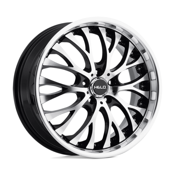 Helo HE890 20X10 20 GLOSS BLACK MACHINED FACE HE89021015320