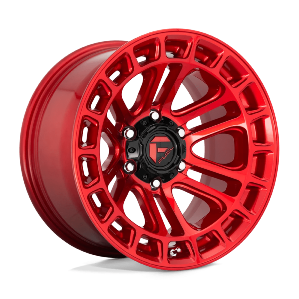 Fuel 1PC D719 HEATER 20X10 -18 CANDY RED MACHINED D71920008447