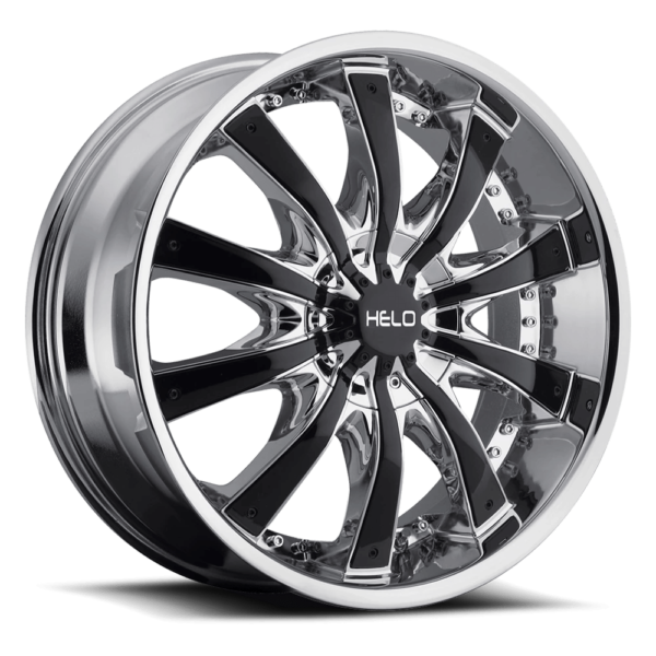Helo HE875 26X9.5 38 CHROME PLATED WITH GLOSS BLACK ACCENTS HE87526917238