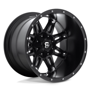 Fuel 1PC D531 HOSTAGE 20X14 -76 MATTE BLACK D53120409845
