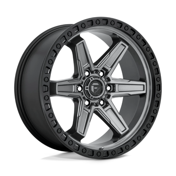 Fuel 1PC D698 KICKER 20X9 1 MATTE GUN METAL BLACK BEAD RING D69820908950
