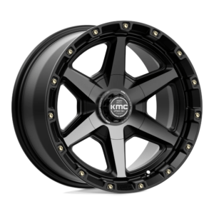 KMC KM101 TEMPO 17X9 -12 SATIN BLACK WITH GRAY TINT KM10179067412N