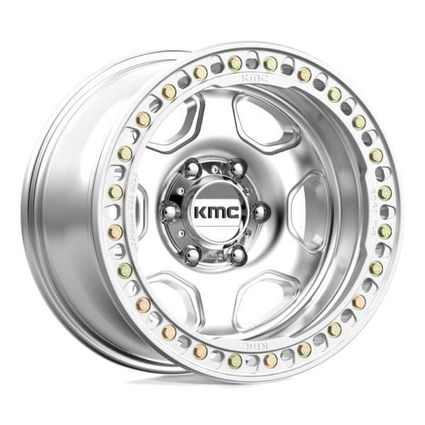 KMC KM233 HEX BEADLOCK 20X10 -48 MACHINED KM2332100M548N