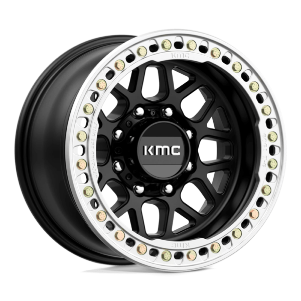 KMC KM235 GRENADE CRAWL BEADLOCK 17X9 -38 SATIN BLACK KM23579080738N