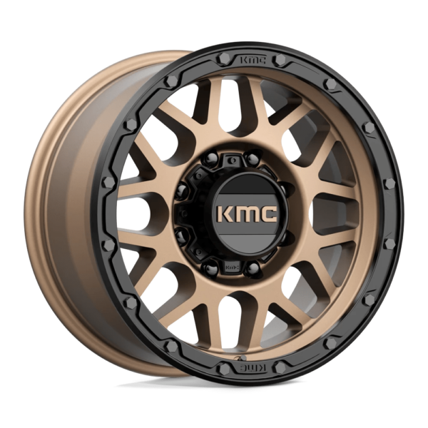 KMC KM535 GRENADE OFF-ROAD 17X9 18 MATTE BRONZE MATTE BLACK LIP KM53579088618