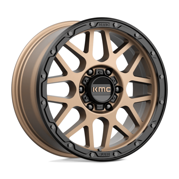KMC KM535 GRENADE OFF-ROAD 18X8.5 35 MATTE BRONZE MATTE BLACK LIP KM53588563635