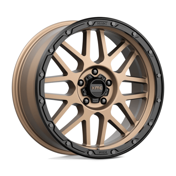 KMC KM535 GRENADE OFF-ROAD 20X9 18 MATTE BRONZE MATTE BLACK LIP KM53529050618
