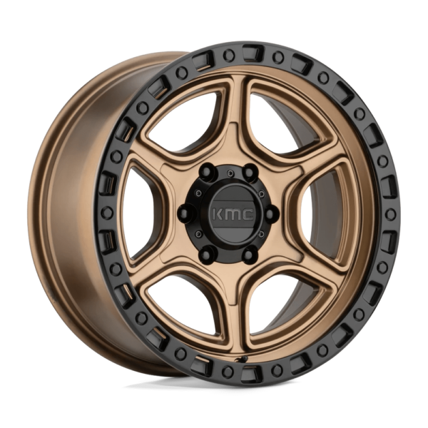 KMC KM539 PORTAL 18X8.5 18 SATIN BRONZE SATIN BLACK LIP KM53988563618