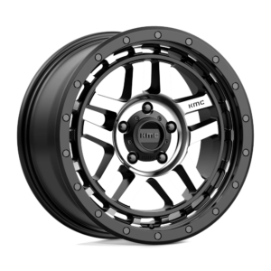 KMC KM540 RECON 18X8.5 18 SATIN BLACK MACHINED KM54088558518